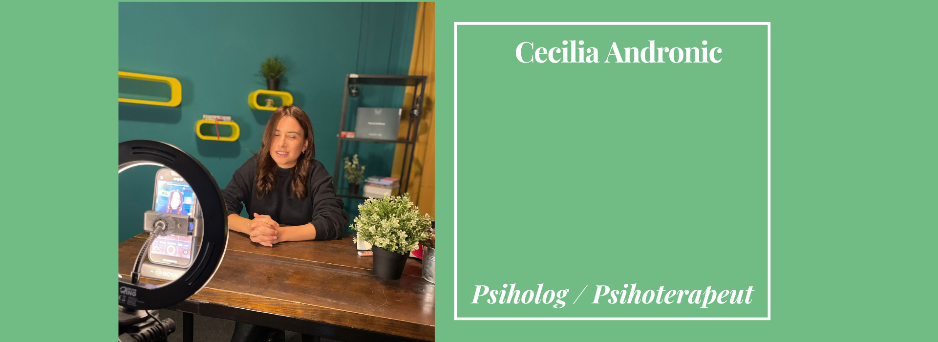 Cecilia Androinic, Psihoterapeut Online, Bucuresti